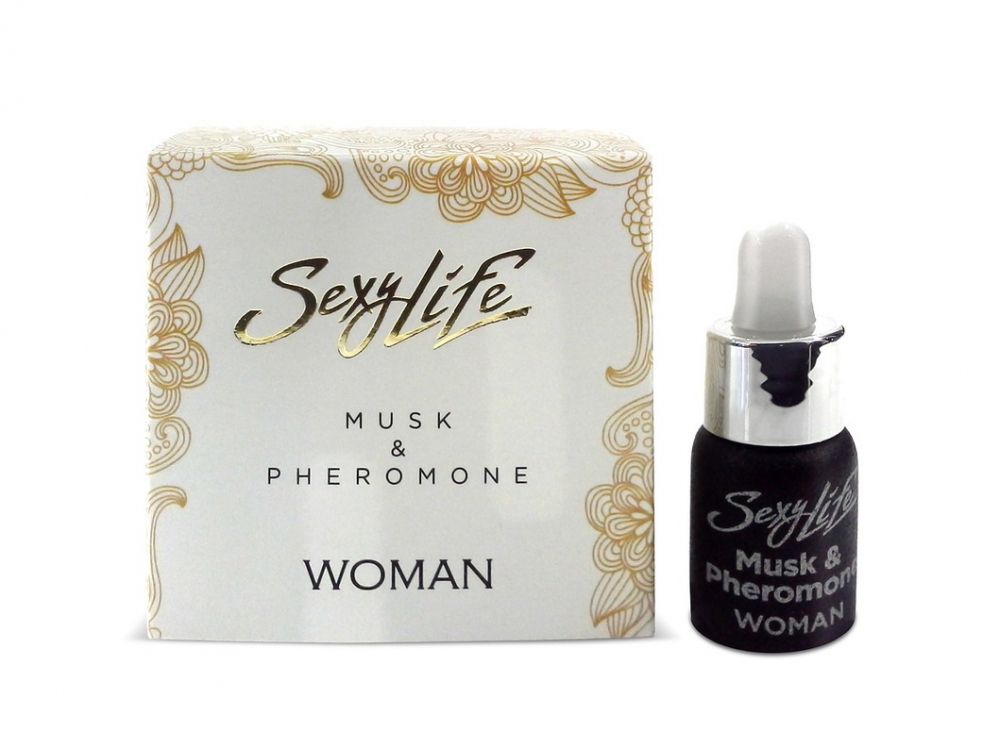 Женские концентрированные духи с феромонами, мускусом и афродизиаками "Sexy Life/ Musk&Pheromone", 5 мл
